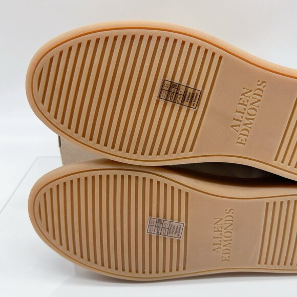 Allen Edmonds LUDLOW Slip-On Stretch Lace Up Sneakers Dove Suede Mens US 8.5 - Picture 11 of 13